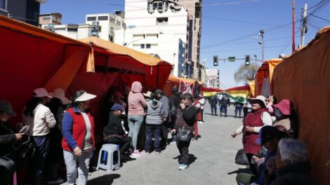 Reubicación de comerciantes según ordenanza en Oruro
