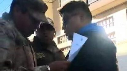 Detención preventiva militar agresor en San Pedro