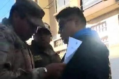 Detención preventiva militar agresor en San Pedro