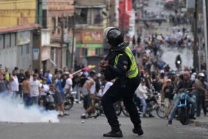 Protestas en Venezuela contra resultados electorales