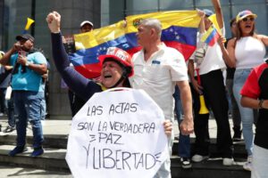 Represión en Venezuela durante protestas por resultados electorales