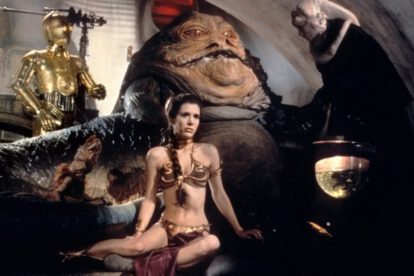 Bikini dorado de la princesa Leia en Star Wars
