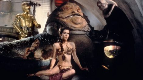 Bikini dorado de la princesa Leia en Star Wars