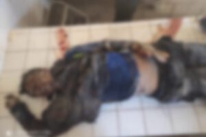 Derrumbe en mina Huanuni