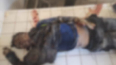 Derrumbe en mina Huanuni