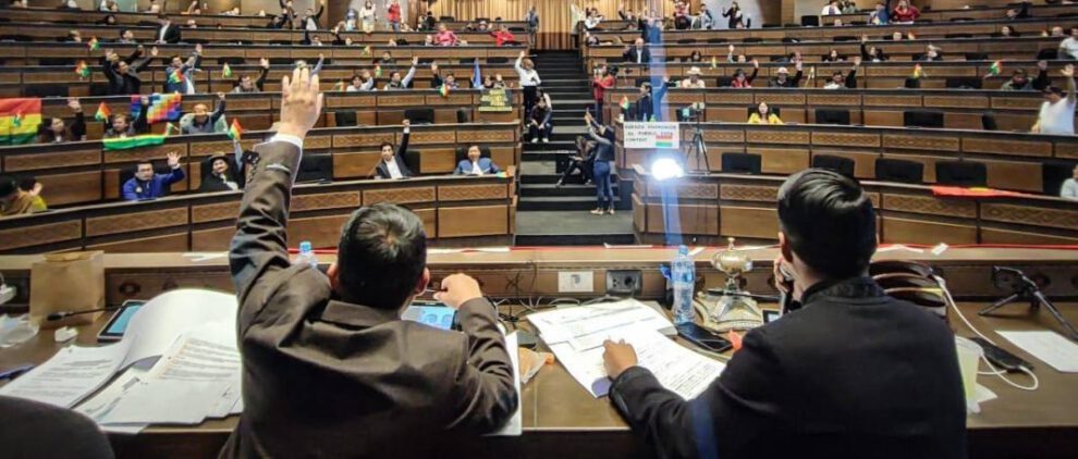 preselección de candidatos al Órgano Judicial convocada por David Choquehuanca