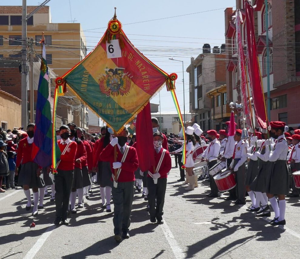 Incertidumbre en Oruro sobre el desfile cívico escolar