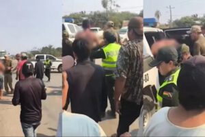 Hombre intenta pasar bloqueo San Julián amenazando con arma de fuego