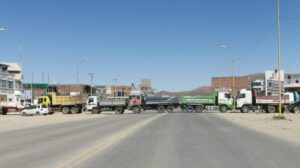 Protestas en Oruro por escasez de combustible