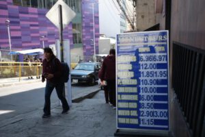 precio del dólar paralelo en Bolivia