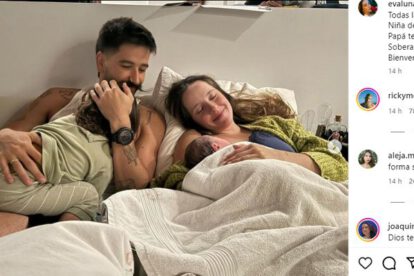 Camilo y Evaluna presentan a Amaranto, su segunda hija