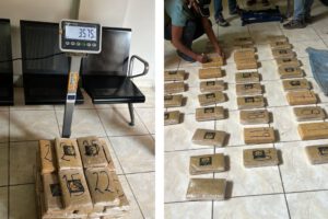 Detención por tráfico de drogas en Pando