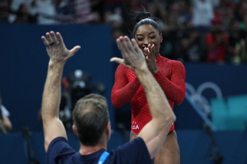 Simone Biles oro Juegos París 2024