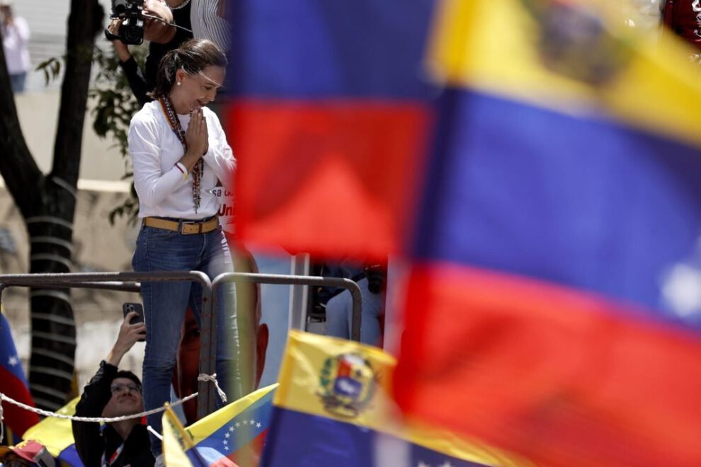 María Corina Machado aboga por una lucha cívica y pacífica en Venezuela