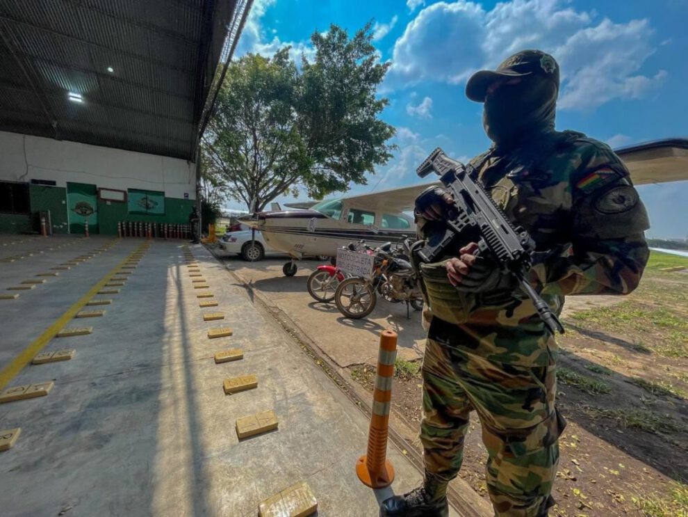 Narcotráfico en Pailón desarticulado por la Fuerza Especial de Lucha Contra el Narcotráfico