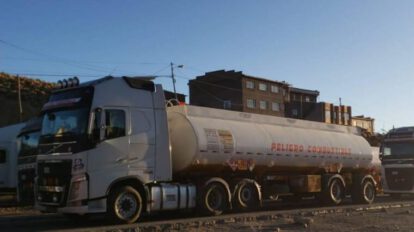 Distribución de combustible en el país