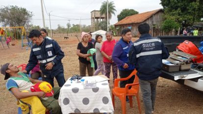 Atenciones médicas en incendios en comunidades afectadas