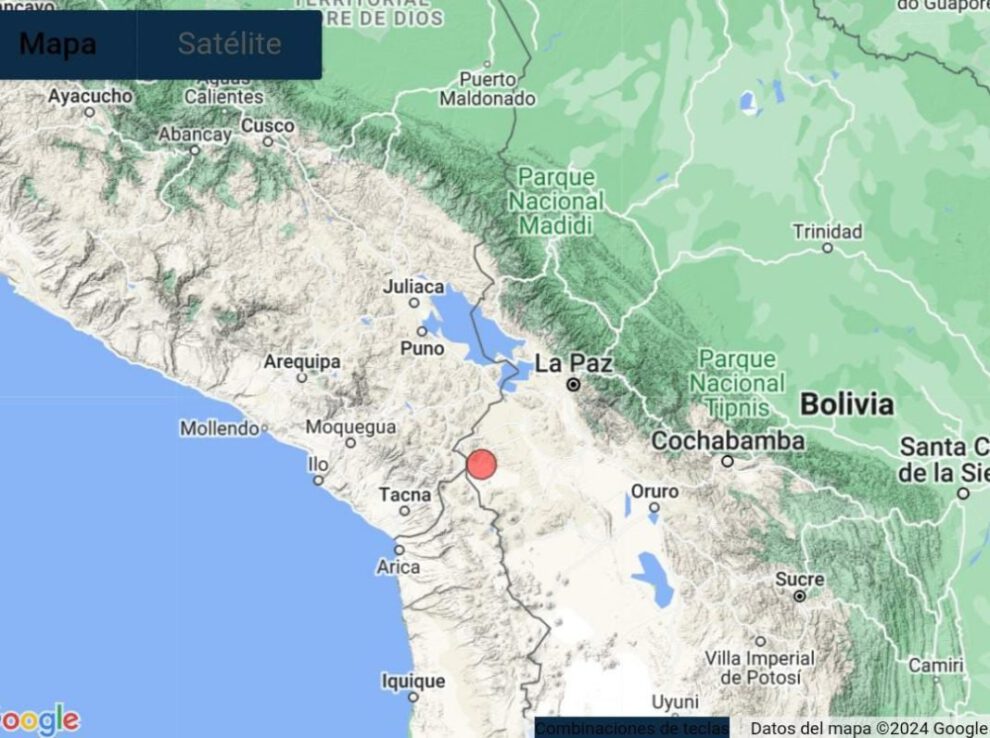 sismo en Pacajes reportado por el Observatorio San Calixto
