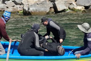 ahogados en el lago Titicaca