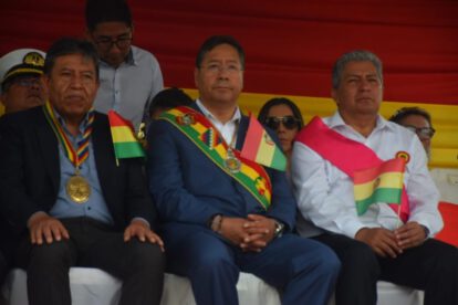 Parada Militar en Trinidad con Luis Arce y autoridades
