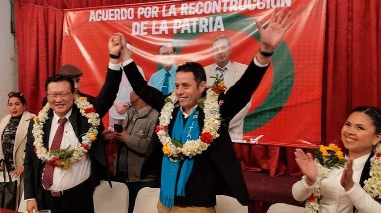 alianza política en Bolivia entre Chi Hyun Chung y Edman Lara