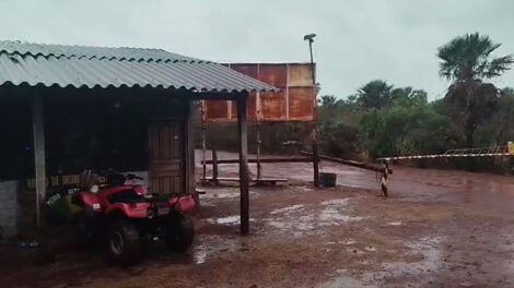 Lluvia en Roboré tras incendios forestales