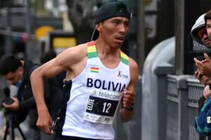 Héctor Garibay en entrenamiento antes de los Juegos Olímpicos
