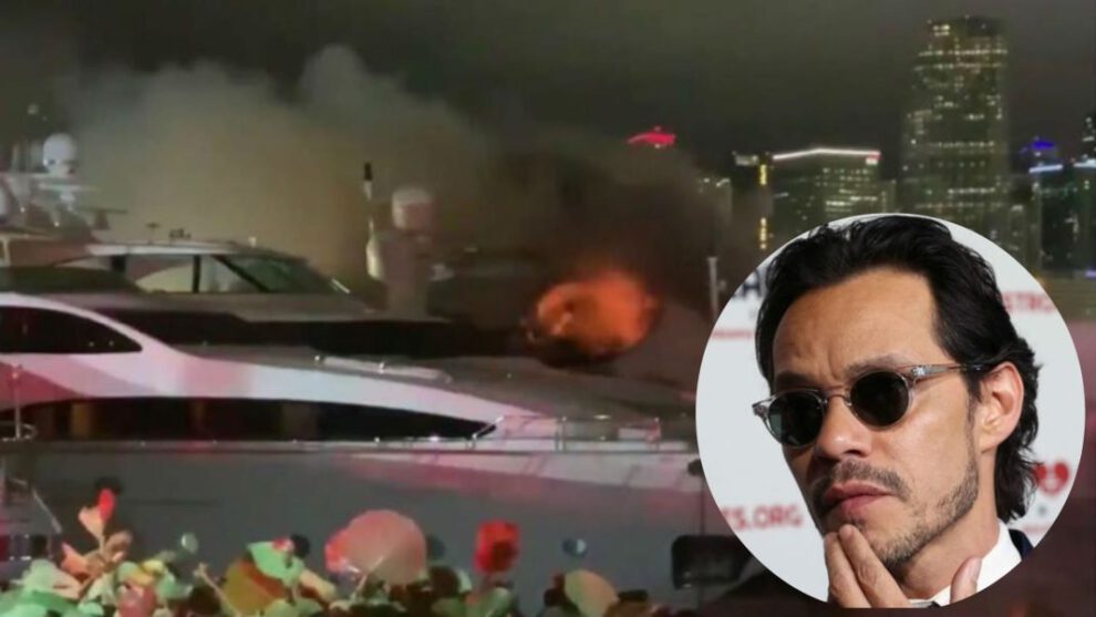 Incendio en propiedad de Marc Anthony