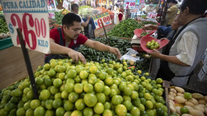 Inflación en México alcanza su nivel más alto en 14 meses