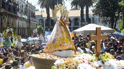 Fiesta de la Virgen de Urkupiña en Quillacollo