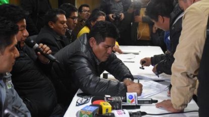 Acuerdo Gobierno San Julián Cuatro Cañadas sobre biotecnología