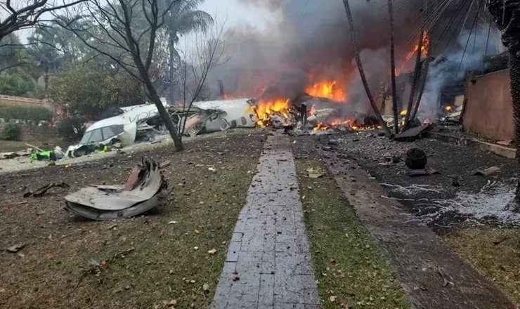 Accidente de avión en Brasil con 62 personas a bordo