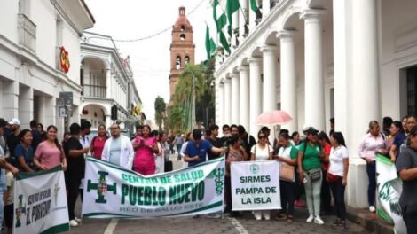 paro de salud en Santa Cruz por incumplimiento de pagos