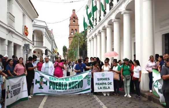 paro de salud en Santa Cruz por incumplimiento de pagos