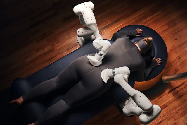 Robot masajista en el spa de este lujoso hotel de Nueva York