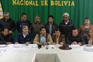 Cívicos rechazan referéndum de Presidente Arce