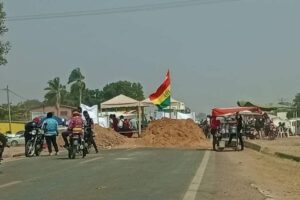 bloqueo en San Julián