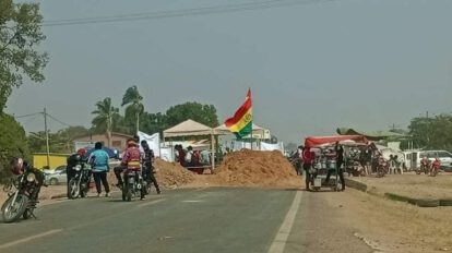 bloqueo en San Julián