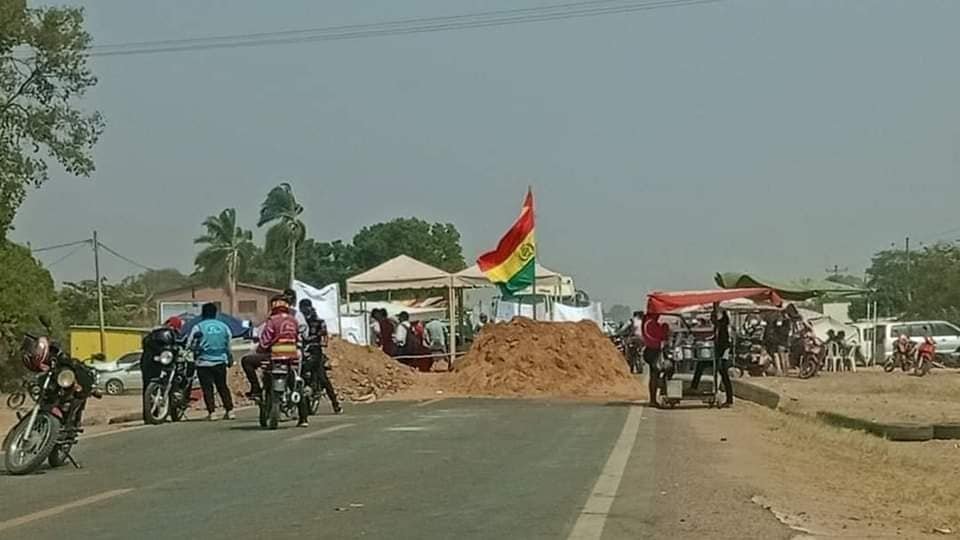 bloqueo en San Julián