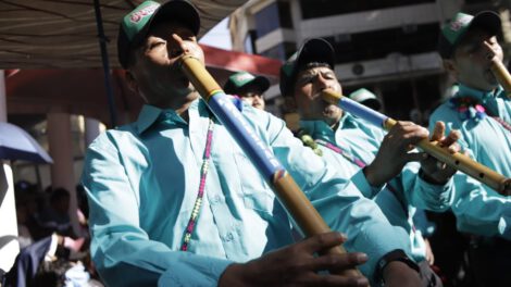 Virgen de Urkupiña en la festividad religiosa de Quillacollo