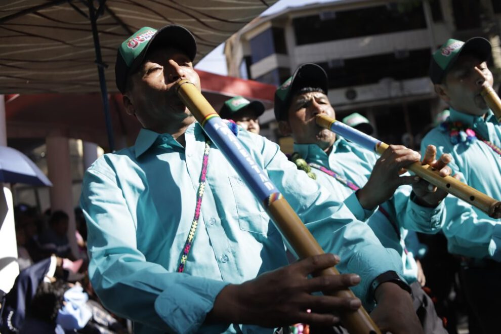 Virgen de Urkupiña en la festividad religiosa de Quillacollo