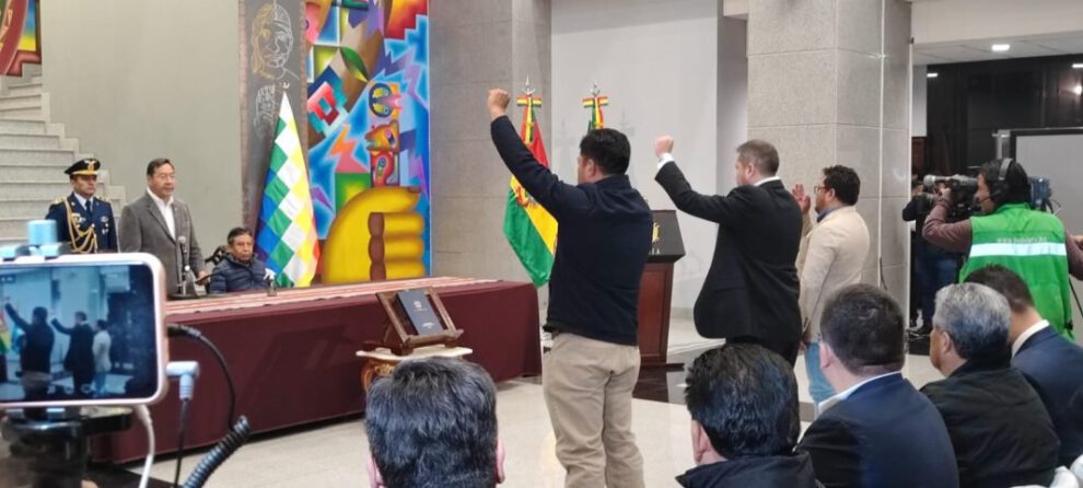 Nuevos ministros en Bolivia destacan importancia del diagnóstico previo