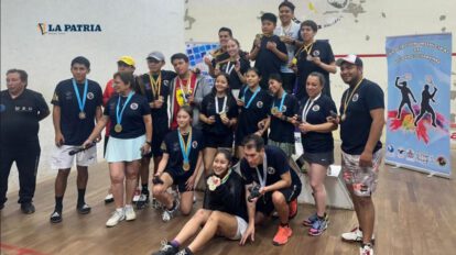 Oruro en el torneo nacional de squash 57