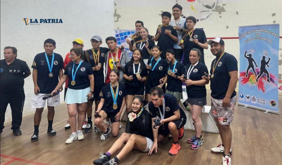 Oruro en el torneo nacional de squash 57