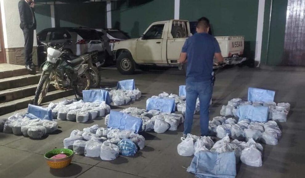 Incautación de marihuana en Sacaba