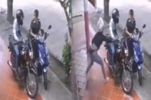 Mujer frustra robo y recupera celular de su amiga