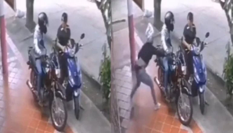 Mujer frustra robo y recupera celular de su amiga