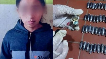Gabriela Mamani fuga tráfico drogas en Montero