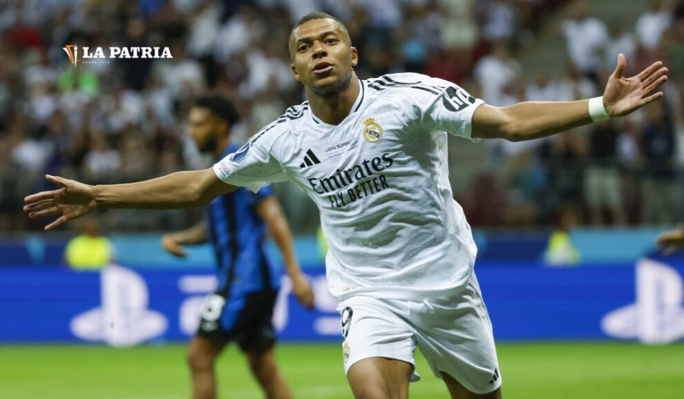 Supercopa de Europa con gol de Mbappé