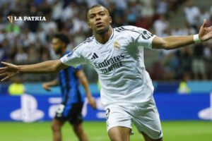 Supercopa de Europa con gol de Kylian Mbappé